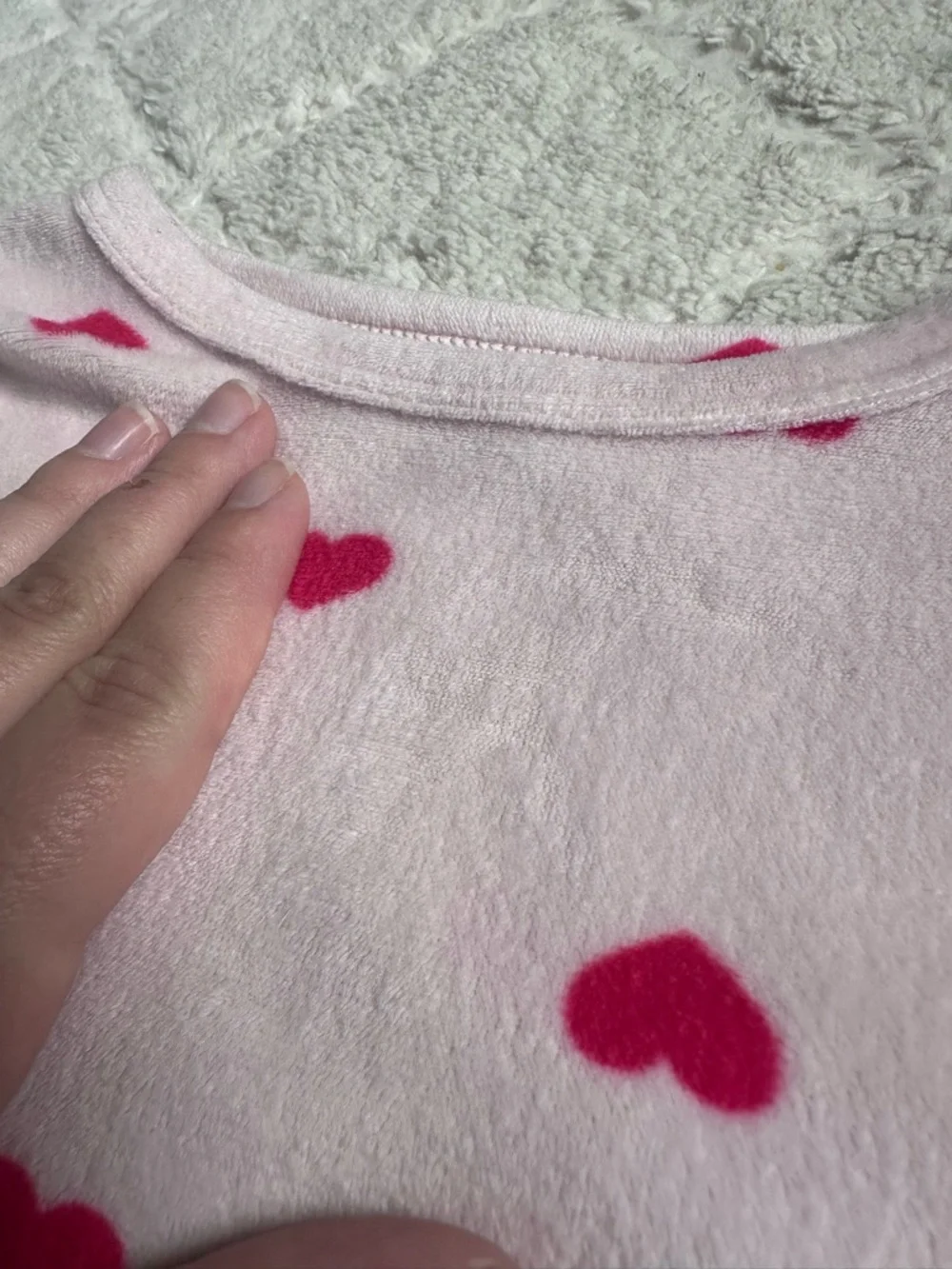 Cat And Jack | Pink and Red Girls 2 piece heart pajamas | Size 4T